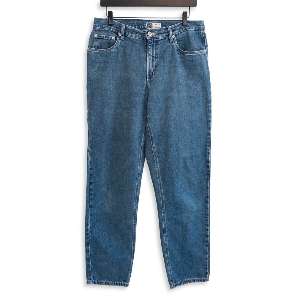 Field Gear Jeans Womens 10 Blue Medium‎ Wash Denim Classic Regular Fit Pants